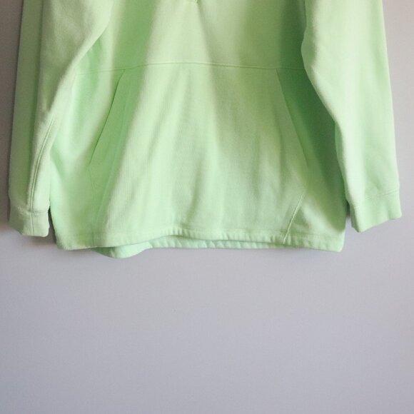 FWD Mens Green Sz XL All Year 1/2 Zip Sherpa Fleece Stretch Pullover Sweater - Picture 11 of 15